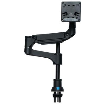 R-Go Tools monitors stiprinājums RGOVLCA4SI, regulējams ar gāzes atsperi, 3-9 kg, 100% pārstrādājams, melns, stiprinājums: skava (RGOVLCA4SI)
