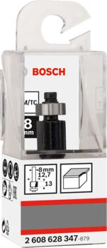 Frēze laminātam HM d=12,7mm, l=13mm,kāts 8mm, Rokas frēzēm, malu frēzēm SALAIDUMU FRĒZE STANDARD FOR WOOD, 2608628347, BOSCH (2608628347)