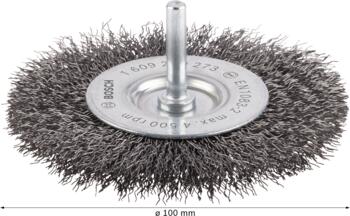 Metāla suka urbjmašīnai D 100 mm, 1 gab., Urbjmašīnām/skrūvgriežiem, triecienurbjmašīnām/triecienskrūvgriežiem PRO METAL CLEAN DISKVEIDA SUKA, 1609200273, BOSCH (1609200273)