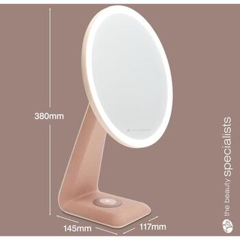 Rio Зеркало для макияжа высокой производительности MMDL-EU/1,0, Ø 24.5cm, 2000mAh, LED освещение, 85° поворотный дизайн (MMDL-EU/1,0)