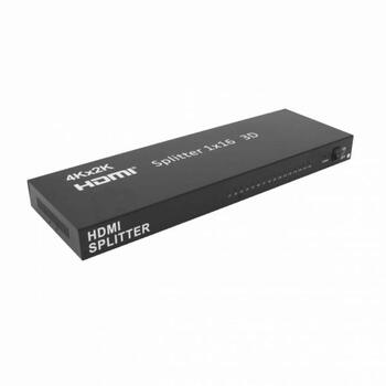 Sbox HDMI-16 HDMI разветвитель, 1x HDMI вход, 16x HDMI выход, 4k x 2k, 225МГц, 2,25 Гбит/с, 12В/2А (HDMI-16)