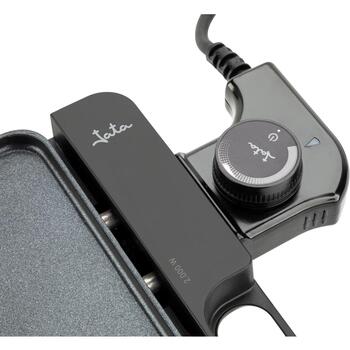 Jata Электрический гриль JEGR1246, 2000 W, 35,6 x 25,4 см, без PFOA, съемный термостат, противоскользящие ножки (JEGR1246)