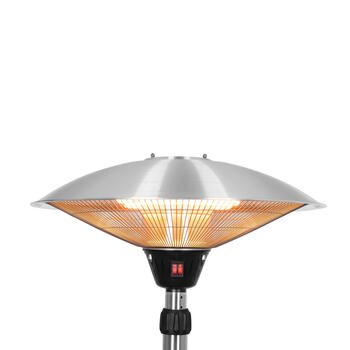 Eurom PD2101 XXL RVS infrasarkanais terases sildītājs grīdas 2100W IP44 3 jaudas līmeņi līdz 20m2 (335545)