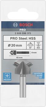 Gremdurbis 20,0x60,0mm, 1gab., Urbjmašīnām/skrūvgriežiem PRO STEEL HSS GREMDURBIS, 2608596373, BOSCH (2608596373)