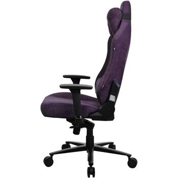 Arozzi Vernazza SoftFabric VERNAZZA-SFB-PP, 72cm, 47-57cm, 5, ergonomisks, 3D regulējami roku balsti, mīksta auduma apdare (VERNAZZA-SFB-PP)