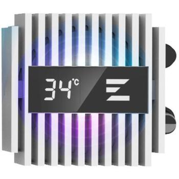 Zalman šķidruma CPU dzesētājs ALPHA2 V2 A24 WHITE, 240mm, 2 ventilatori, 800-2000rpm, 29.7dB, RGB, LCD displejs, balts (ALPHA2 V2 A24 WHITE)