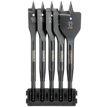 Dewalt ударная дрель отверточные бит набор DT70834-QZ, 5 шт., 16mm, 18mm, 20mm, 25mm, 32mm, упаковка на карточке, перерабатываемая (DT70834-QZ)