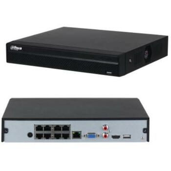 Dahua DHI-NVR4108HS-8P-4KS3 сетевой видеорегистратор 8CH, 8 PoE, 1 HDD, 8 × 1080p@30 fps, 160 Mbps, IP до 12 МП, функции ИИ (DHI-NVR4108HS-8P-4KS3)