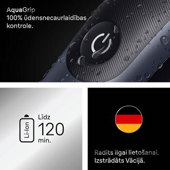Braun matu trimmeris AIO7560 80789908, 14 pakāpieni, 0.5-21mm, 120min, 1.5h, Li-Ion, bezvadu, ūdensizturīgs, 13in1 komplekts (AIO7560)