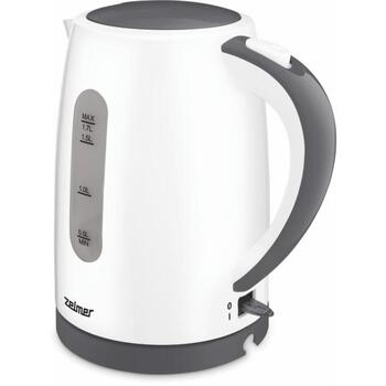 Zelmer Электрический чайник ZCK7619 71505664P, 2200W, 1.7l, белый, автоматическое отключение, 360° поворотная база (71505664P)