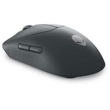 Dell USB оптическая беспроводная игровая мышь, 545-BBFP, 4000Гц, 8000Гц, 26000DPI, 6 кнопок, аккумулятор, черный (545-BBFP)