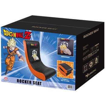 Subsonic Игровое кресло-качалка SA5729-D1, 80см, 10кг, черный/оранжевый, синтетическая кожа, функция качания (SA5729-D1)