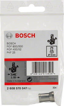 Canga, 6 mm, Taisnajām slīpmašīnām SPĪĻAPTVERE, 2608570047 BOSCH (2608570047)