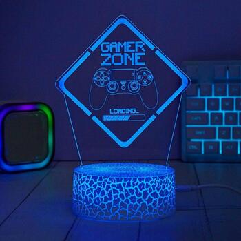 Manta Декоративная лампа SNL123RGB, 5W, 2м шнур, 3D эффект, 16 цветов, пульт ДУ, 3xAA (SNL123RGB)