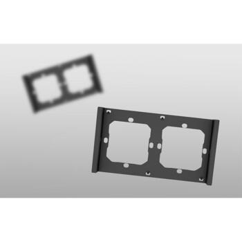 Sonoff Рамка для выключателя M5 80 двойная M5-2C-80-F, 157x86x14.8mm, огнестойкий PC V0, совместима с выключателями M5-80 (M5-2C-80-F)