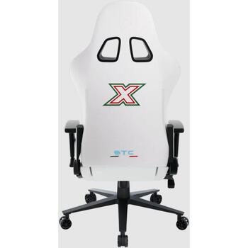 Onex Игровое кресло ONEX-STC-X-P-W, 125кг, 90°–135°, 65мм, 5 роликов, белый, эргономичное, металлический каркас, механизм бабочка (ONEX-STC-X-P-W)