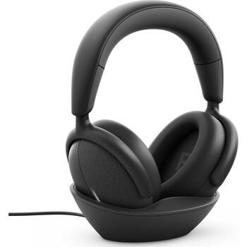 Dell Наушники Беспроводные WL7024 520-BBHC, 297g, Черный, Bluetooth 5.3, ANC, 80ч работы, Встроенный микрофон (520-BBHC)