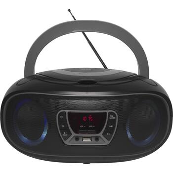 Denver CD магнитола TCL-212BTGR 111141300012, 4W, 2 динамика, Bluetooth, AUX, USB 2.0, FM, цифровой тюнер (111141300012)