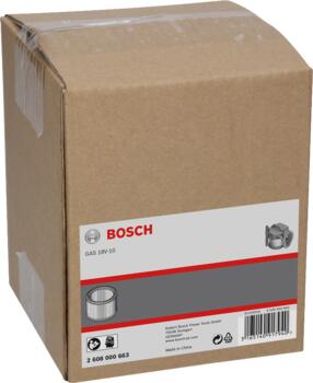 filtrs GAS 18V-10 L 1 gab., Putekļu izvades aprīkojumam PLĒŠU FILTRS, 2608000663, BOSCH (2608000663)