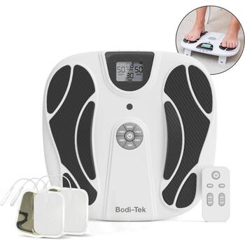 Bodi-Tek Masāžas ierīce BT-CRBO5-EU/1,1, 2 kanāli, 4 elektrodu spilventiņi, 15 režīmi, 20 intensitātes līmeņi, USB uzlādējams (BT-CRBO5-EU/1,1)
