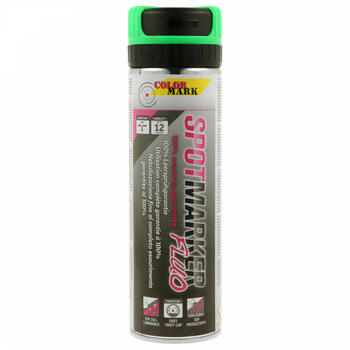 Motip Аэрозоль для разметки Spotmarker Fluo зеленый 201516, 500ml, 0.5kg, хорошая адгезия к влажным поверхностям, быстро сохнет (201516)