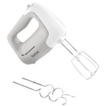 Tefal Ручной миксер HT450B38, 450 Вт, 5 скоростей, Турбо режим, Белый (HT450B38)
