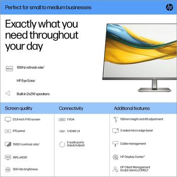 LCD Monitor|HP|23.8