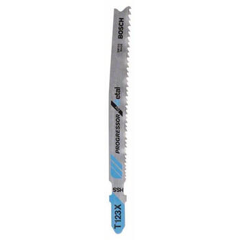 Figūrzāģa asmeņi metālam, HSS, 100 mm, T 123 XF, 2609256735, BOSCH (2609256735)