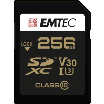 Emtec Карта памяти ECMSD256GXC10SP, 256GB, 100MB/s, UHS-I, V30, класс 10 (ECMSD256GXC10SP)