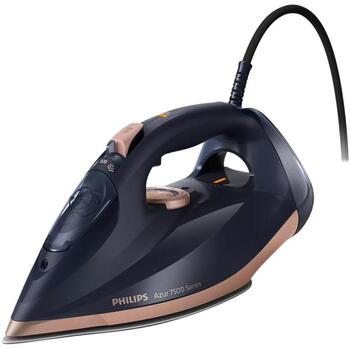 Philips Tvaika gludeklis DST7510/80, 3200 W, 300 ml, 55 g/min, 260 g/min, Zils/zelts (DST7510/80)