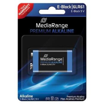 Mediarange Батарея MRBAT107, 9V, Щелочная, цилиндрическая, 1 шт. (MRBAT107)