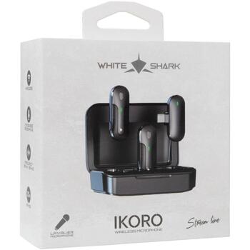 White Shark Piespraužamais mikrofons IKORO, bezvadu, -38 ±3 dB, 20–20,000 Hz, USB Type-C, 0.32m (IKORO)