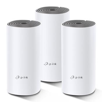 C1200 система Mesh Wi-Fi для всего дома | Deco E4 (2-pack) | 867+300 Mbit/s | 2x10/100 Mbps | TP-Link | Deco E4(2-pack) (DECOE4(2-PACK))