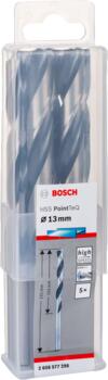 Urbis metālam PointTeQ 13 x 101 x 151mm, 5 gab., Urbjmašīnām/skrūvgriežiem POINTTEQ HSS SPIRĀLVEIDA URBIS, 2608577298, BOSCH (2608577298)