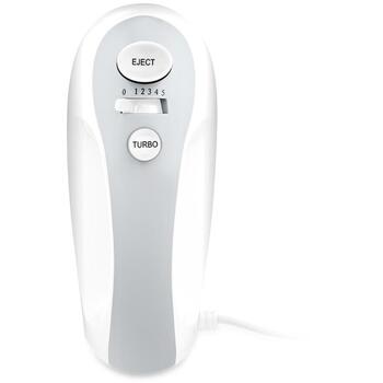 Zelmer ZHM2450 70305560P, ручной миксер, 700 Вт, 5 скоростей, турбо, венчик, крюки для теста, мягкое касание (70305560P)