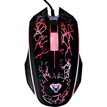 Media-Tech COBRA PRO X-LIGHT ОПТИЧЕСКАЯ МЫШЬ ДЛЯ ИГРОКОВ MT1117, 1200 dpi, 110 г, 3 кнопки, USB 5V, 140 см, оптический сенсор (MT1117)