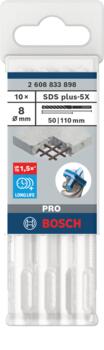Perforatora urbjiem PRO SDS PLUS-5X TRIECIENURBIS PERFORATORIEM BOSCH 2608833898 (2608833898)