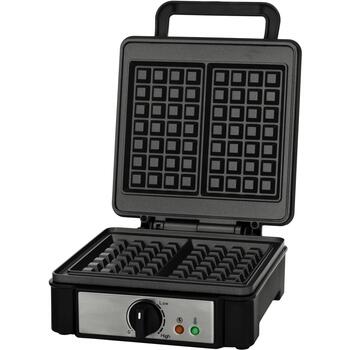 Zelmer Vafeļu panna ZWM0012 71405677P, 1200 W, 2 vafeles, nerūsējošais tērauds, nelīpošais pārklājums, temperatūras regulēšana (71405677P)