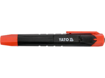 Yato тестер тормозной жидкости YT-72982, 1x1.5V AAA, 80 г, ABS, светодиодные индикаторы, аккумулятор, от -10 до +50 °C (YT-72982)