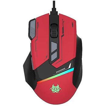 Tracer spēļu pele GameZone Spectra TRAMYS47839, 800-7200 dpi, USB, optiskā, RGB, 8 pogas, sarkana (TRAMYS47839)