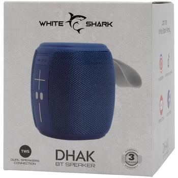 White Shark Беспроводная колонка GBT-888 DHAK BLUE, 5 W, 3.7 V, 30 - 18000 Hz, FM, Bluetooth, 10 m, 1200 mAh (GBT-888 DHAK BLUE)