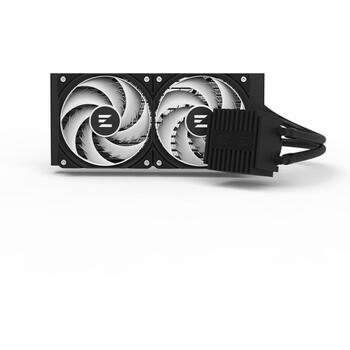 Zalman ALPHA2 A24 Black, 240mm, 2 ventilatori, 2000 RPM, 600 RPM, 29.7 dB, ARGB, sūknis 3000 apgr./min (Alpha2 A24 Black)