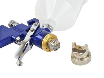 Pneimatiskā krāsošanas pistole HVLP 2,5mm, G01168 GEKO (G01168)