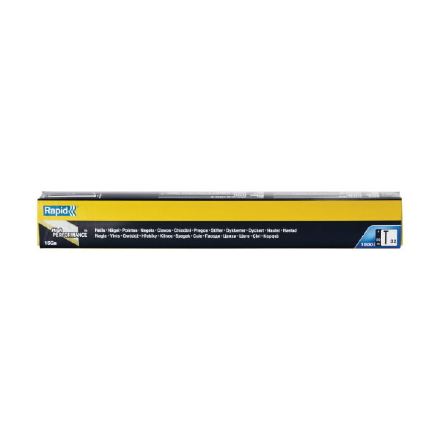 Rapid 40104410 оцинкованные гвозди 32/64мм, №32, 1000 шт., 1.41кг (40104410)