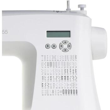 Singer Šujmašīna C5655, 80 šuvju, 6 pogcaurumu, LCD displejs, 700 šuvju/min, regulējams šuvju garums un platums (C5655)