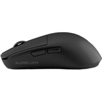 White Shark Игровая мышь AURELIAN WGM-9011 AURELIAN-B, 26000 DPI, 1000 Hz, 6 кнопок, 300 mAh, 1.8 м, беспроводная (AURELIAN-B)