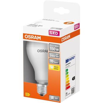 Osram Лампа, Parathom Classic LED, 4058075245976, 19 W, 220-240 V, 2452 lm, Теплый белый, E27, 15000 h (4058075245976)