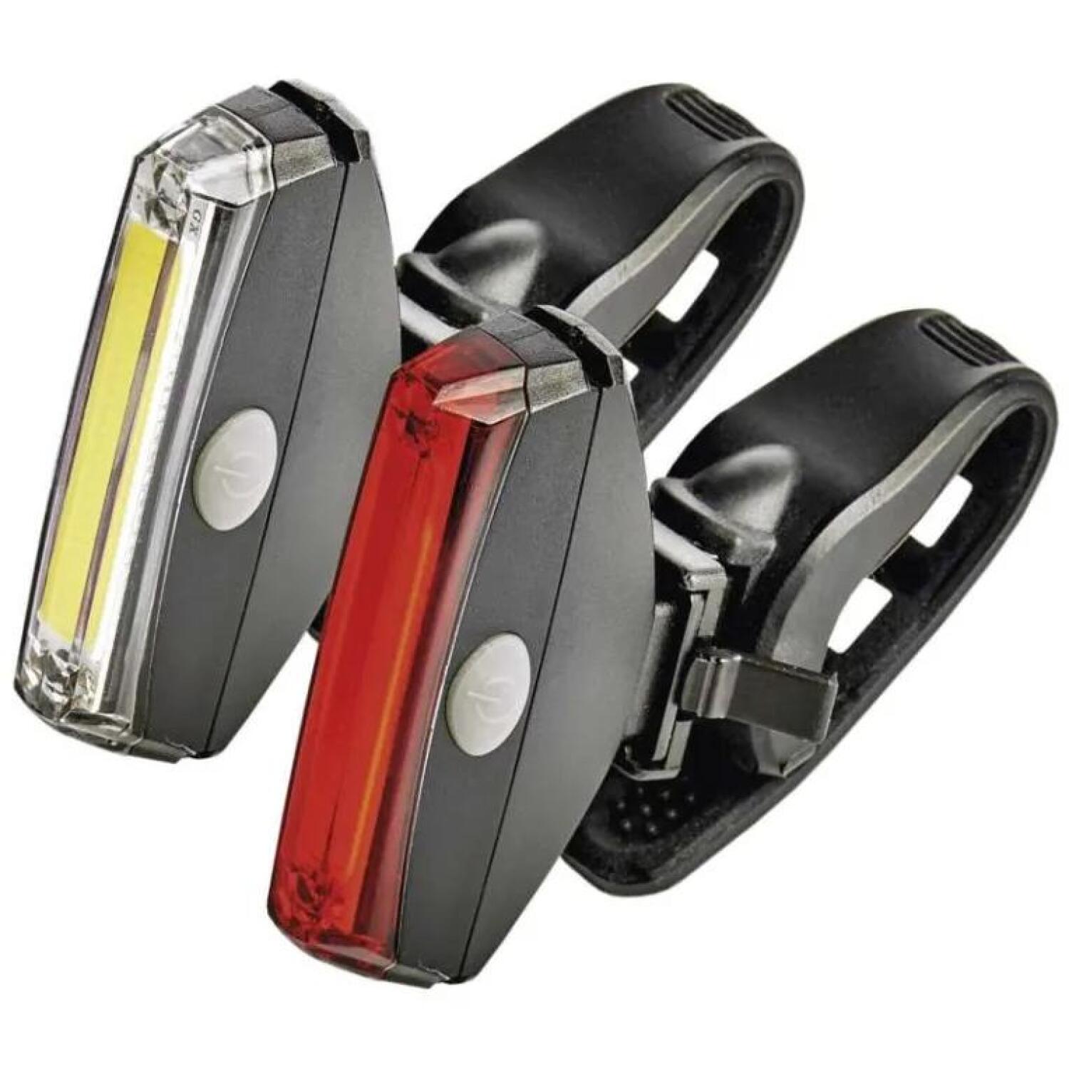 Emos LED велосипедный передний фонарь P3922, 22 lm, 2x CR2032, черный, 80 ч времени работы, IP43 (P3922)