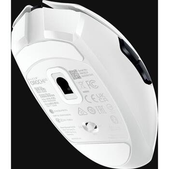Razer Orochi V2 RZ01-05690200-R3M1 bezvadu spēļu pele, 18000 DPI, 2,4 GHz, Bluetooth, optiskais sensors, 6 pogas, balta (RZ01-05690200-R3M1)