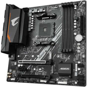 Gigabyte Mātesplate B550M AORUS ELITE 1.3, AMD Ryzen 5000, 4 DIMM DDR4 līdz 4733MHz, 2xM.2, 1GbE LAN, USB 3.2 Gen 1 (B550MAORUSELITE1.3)